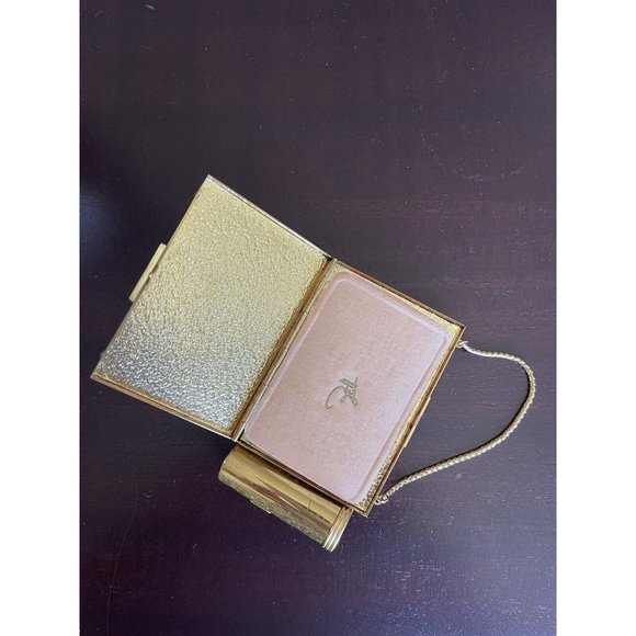 Vintage Zell Fifth Avenue Vanity Carryall Compact Coin & Lipstick Holder - Picture 7 of 9